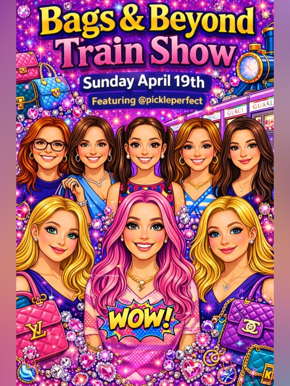 Bags & Beyond Train Show - Sunday, April 12th, Eastern Standard Time